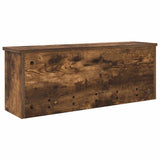 Wall-Mounted Coat Rack with Shelf Smoked Oak 80 x 20 x 30 cm 874343