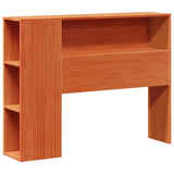 Bed Frame without Mattress Wax Brown 75x190 cm Small Single Solid Wood Pine 3323676