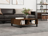 Coffee Table Brown Oak 60x60x30 cm Engineered Wood 827051