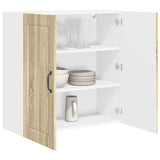Wall Cabinet PORTO Sonoma Oak 80 x 31 x 80 cm Engineered Wood 885407