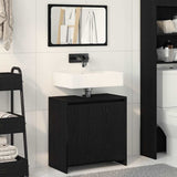 Bathroom Cabinet Black Oak 60 x 33 x 60 cm Engineered Wood 862509