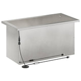 Garden Planter with LED 2 pcs Silver 30 x 60 x 30 cm 8008093
