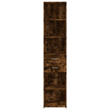 Highboard Smoked Oak 40x42.5x185 cm Engineered Wood 3281445