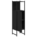 Bathroom Cabinet Black 33x33x120.5 cm Engineered Wood 842466