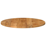 Table Top 90x3.8 cm Round Solid Wood Mango 370081