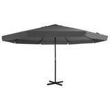 Garden Parasol with Aluminium Pole 500 cm Anthracite 44474