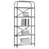 Bookshelf Grey Sonoma 80 x 30 x 183 cm Engineered wood 879836