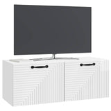 Wall-Mounted TV Cabinet High Gloss White 78.5 x 31 x 30 cm 898719