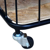 TV Cabinet Solid Mango Wood 100x40x45 cm 243301