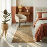 Area Rug Black 60 x 250 cm Jute 42010732