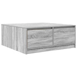 Coffee Table with Drawers Grey Sonoma 100x100x40 cm 3328404