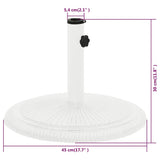 Umbrella Base White 45x45x30 cm Cast Iron 317770