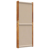 4-Panel Room Divider Taupe 280x180 cm 4003364