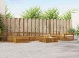Outdoor Sofa Set 8 pcs Natural 3373844