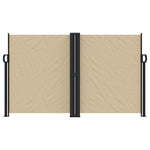 ZNTS Retractable Side Awning Beige 140x600 cm 4004615