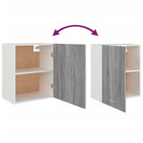 Hanging Cabinet Lyon Grey Sonoma 50x31x60 cm Engineered Wood 815586