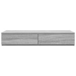 ZNTS Bed Drawers Grey Sonoma 80x36,5x16,5 cm Engineered Wood 866928