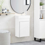 Bathroom Vanity Unit with Tap White 40.5 x 22.5 x 62 cm 889521