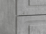 Bedside Cabinet Concrete Grey 43 x 41 x 63.5 cm Engineered Wood 895708