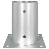 Round Ground Anchor 4 pcs Silver 15 x 15 x 15 cm Metal 42030122