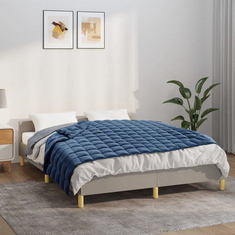 Weighted Blanket Blue 137x200 cm Single 6 kg Fabric 3154850