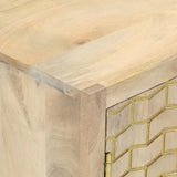 Sideboard with 2 Doors 55x30x70 cm Solid Wood Mango 352039