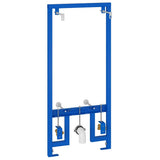 Bathroom Wall Support Height Adjustable Blue 50 x 3 x 112 cm 4106573