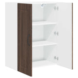 Wall Cabinet PORTO Brown Oak 60 x 31 x 80 cm Engineered Wood 885402