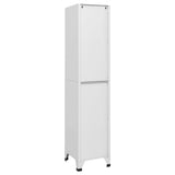 Locker Cabinet Light Grey 38x40x180 cm Steel 339789