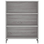 Highboard Grey Sonoma 69.5x34x180 cm Engineered Wood 3196089