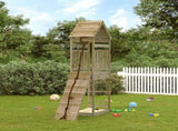 Playhouse with Climbing Wall Impregnated Wood Pine 3156900