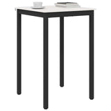 Bar Table White 70 x 70 x 105 cm Solid Pine Wood 892800
