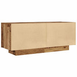 TV Cabinet Old Wood 100x35x40 cm Engineered Wood 856353
