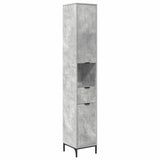 Bathroom Cabinet with Drawer Concrete Grey 31.5 x 33 x 190 cm 883407