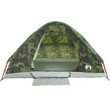 ZNTS Camping Tent Dome 4-Person Camouflage Waterproof 4009644