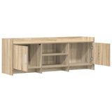TV Cabinet 130 x 33 x 47 cm Sonoma Oak Engineered Wood 8011173