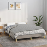 ZNTS Weighted Blanket Grey 135x200 cm Single 10 kg Fabric 3154780