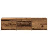 TV Cabinet with LED Old Wood 165 x 34 x 40 cm Engineered Wood 3418718