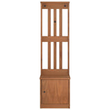 ZNTS Hall Tree SANDENS 45x40x159.5 cm Solid Wood Pine 4010484