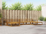 Outdoor Sofa Set 6 pcs Natural Solid Acacia Wood 3367972