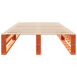Bed Frame without Mattress Wax Brown 90x200 cm Solid Wood Pine 850835