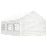 Gazebo with Roof White 6.69x4.08x3.22 m Polyethylene 3155487