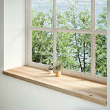 Window Sills 2 pcs Untreated 140x40x2 cm Solid Wood Oak 4009123
