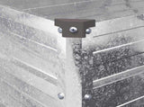 Raised Garden Bed Silver 160 x 40 x 55 cm galvanized 8006247