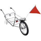 Bike Trailer One-wheel with Storage Bag 90621