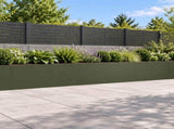 Retaining Wall 4 pcs 60 x 12 x 50 cm Steel Olive Green 3449089