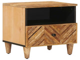 Bedside Table Brown 50 x 33 x 60 cm Solid Mango Wood 4018922