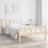 Bed Frame without Mattress Solid Wood 100x200 cm 810669