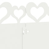 Lawn Edgings 10 pcs White 103 x 0.05 x 22 cm Steel 874831