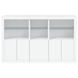 Sideboard with LED Lights White 162x37x100 cm 3209142
